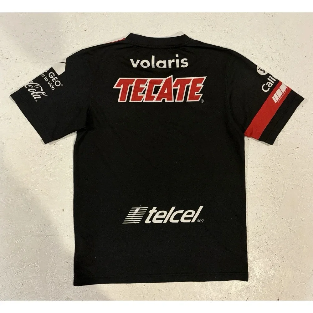 Nike Dri Fit Club Tijuana 2013-14 Soccer Jersey Black Red Mens Small S